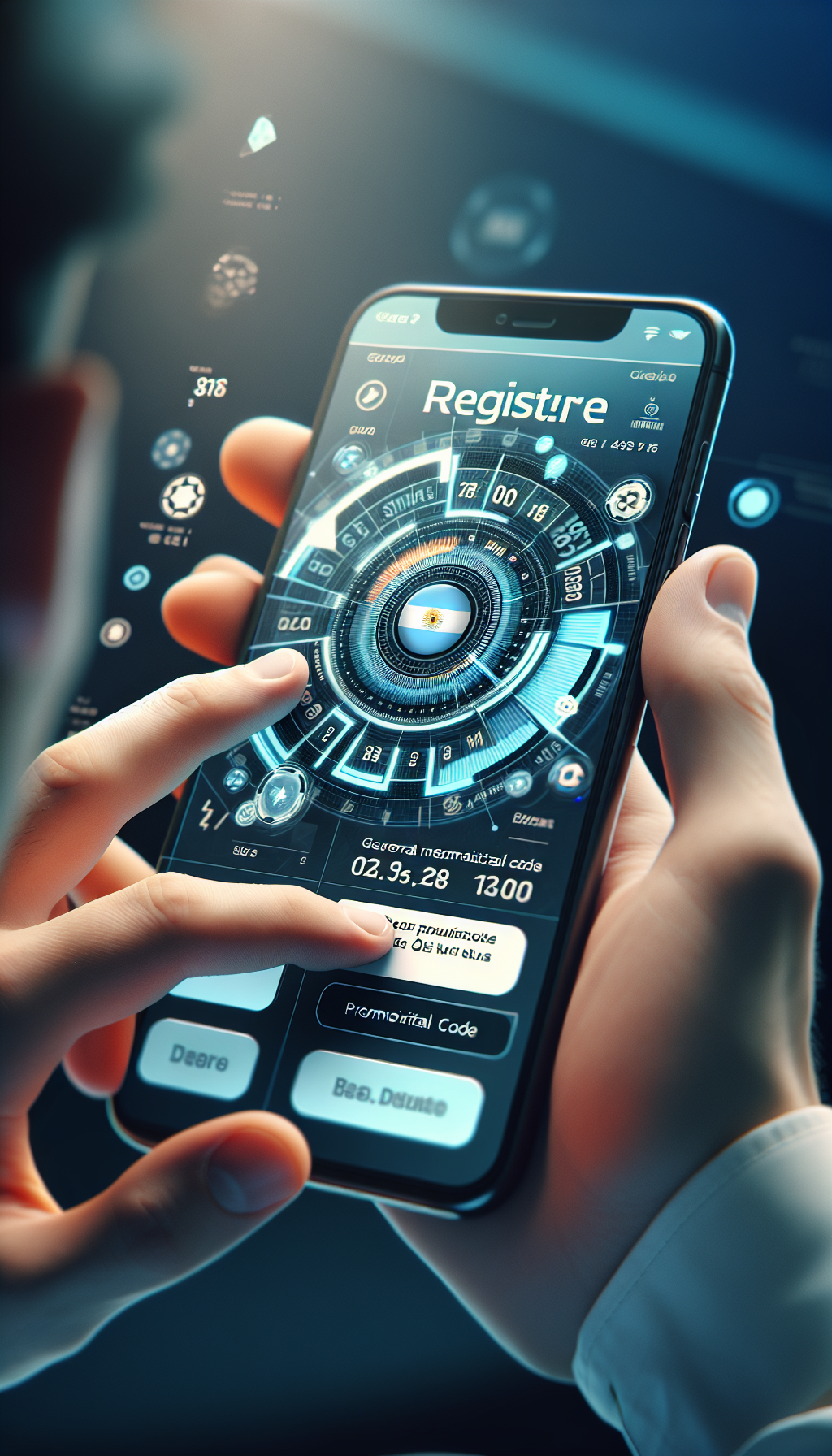 Registro fácil y rápido en BPLAY Santa Fe Casino Argentina Formulario de registro en BPLAY Santa Fe mostrando campo de código promocional