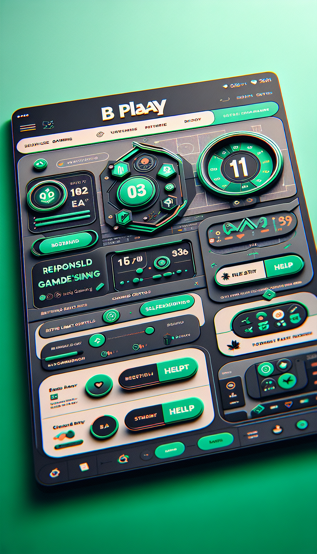 Panel de autocontrol y herramientas de juego responsable en Bplay Panel de usuario en Bplay Santa Fe mostrando herramientas de juego responsable